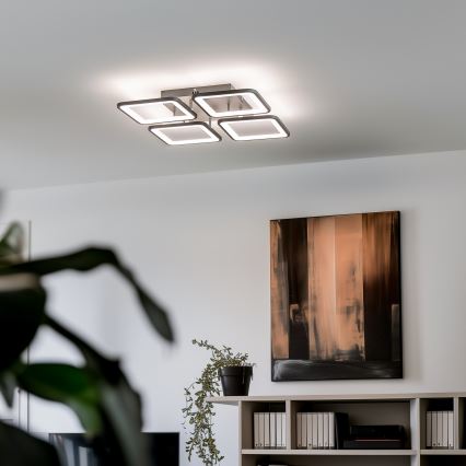 Brilagi - Пристельова LED люстра з регулюванням яскравості SQUARED LED/85W/230V 3000-6500K + пульт дистанційного керування