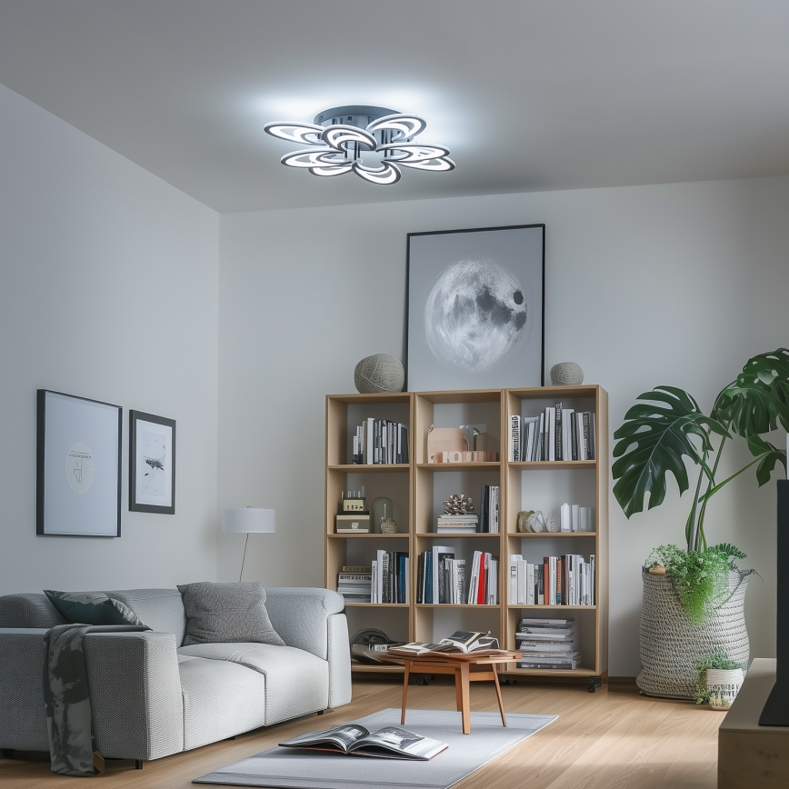Brilagi - Пристельова LED люстра з регулюванням яскравості TWIST LED/125W/230V 3000-6500K + пульт дистанційного керування