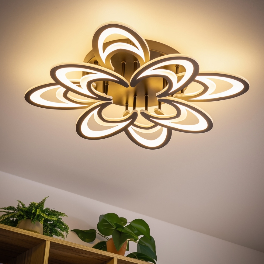Brilagi - Пристельова LED люстра з регулюванням яскравості TWIST LED/125W/230V 3000-6500K + пульт дистанційного керування