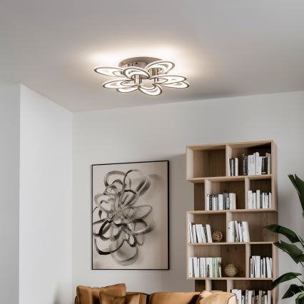 Brilagi - Пристельова LED люстра з регулюванням яскравості TWIST LED/125W/230V 3000-6500K + пульт дистанційного керування