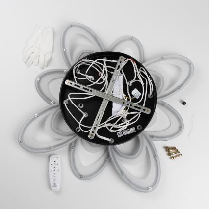 Brilagi - Пристельова LED люстра з регулюванням яскравості TWIST LED/125W/230V 3000-6500K + пульт дистанційного керування