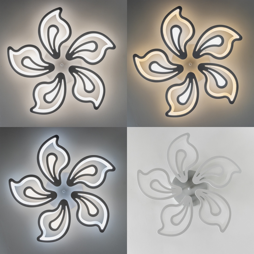 Brilagi - Пристельова LED люстра з регулюванням яскравості TWIST LED/125W/230V 3000-6500K + пульт дистанційного керування