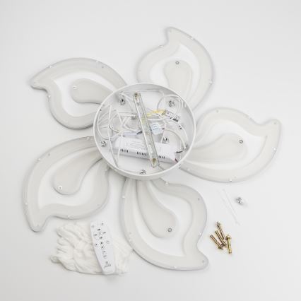 Brilagi - Пристельова LED люстра з регулюванням яскравості TWIST LED/125W/230V 3000-6500K + пульт дистанційного керування
