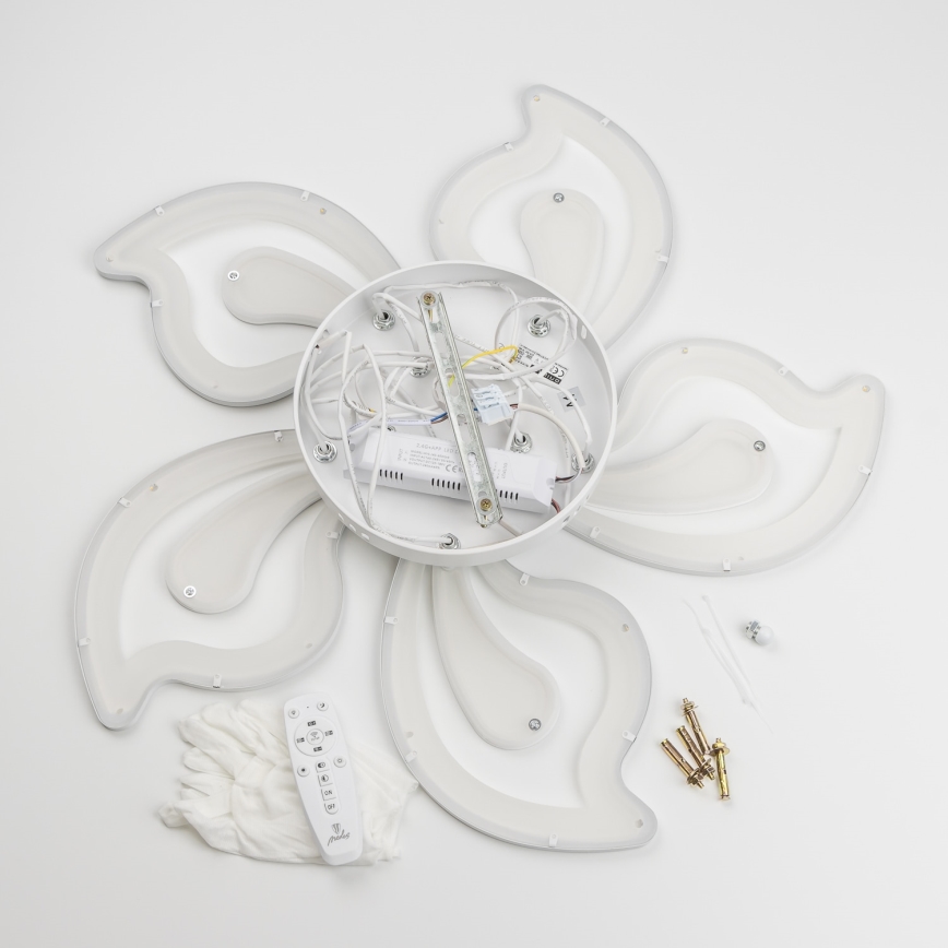 Brilagi - Пристельова LED люстра з регулюванням яскравості TWIST LED/125W/230V 3000-6500K + пульт дистанційного керування