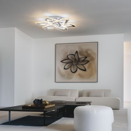 Brilagi - Пристельова LED люстра з регулюванням яскравості TWIST LED/180W/230V 3000-6500K + пульт дистанційного керування