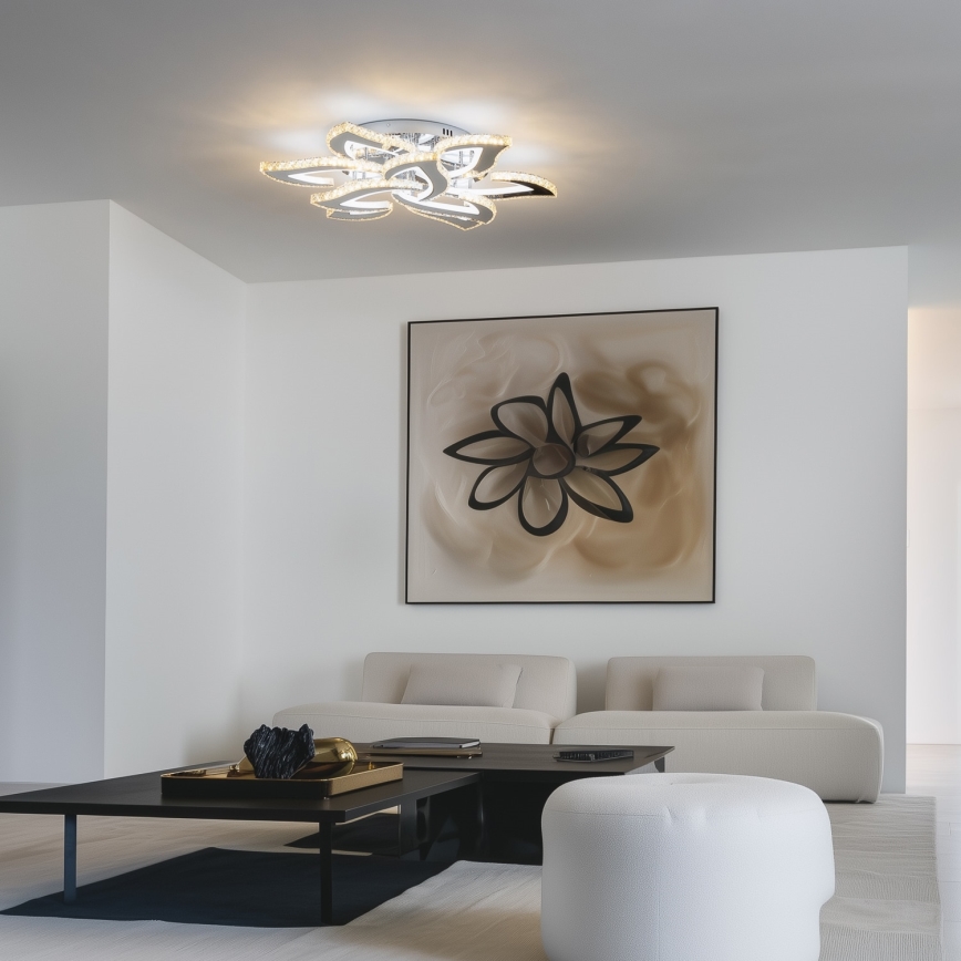 Brilagi - Пристельова LED люстра з регулюванням яскравості TWIST LED/180W/230V 3000-6500K + пульт дистанційного керування