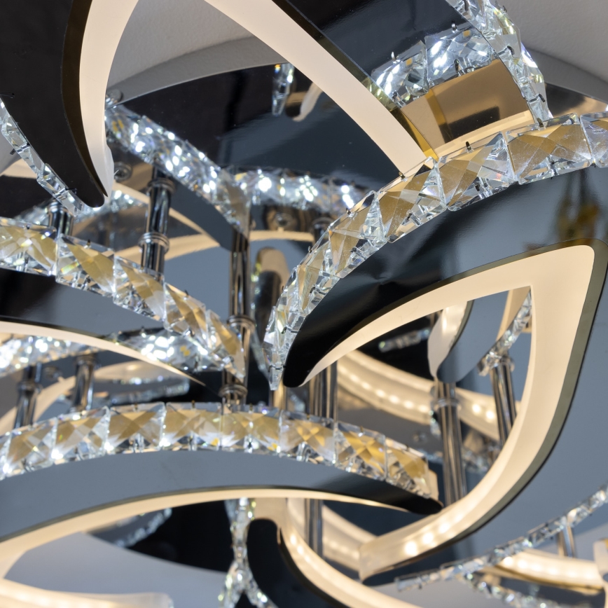 Brilagi - Пристельова LED люстра з регулюванням яскравості TWIST LED/180W/230V 3000-6500K + пульт дистанційного керування