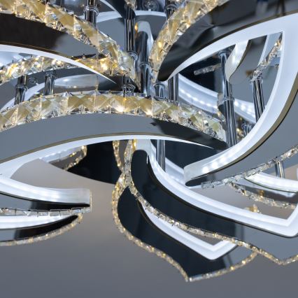 Brilagi - Пристельова LED люстра з регулюванням яскравості TWIST LED/180W/230V 3000-6500K + пульт дистанційного керування