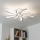 Brilagi - Пристельова LED люстра з регулюванням яскравості TWIST LED/55W/230V 3000-6500K білий + пульт дистанційного керування