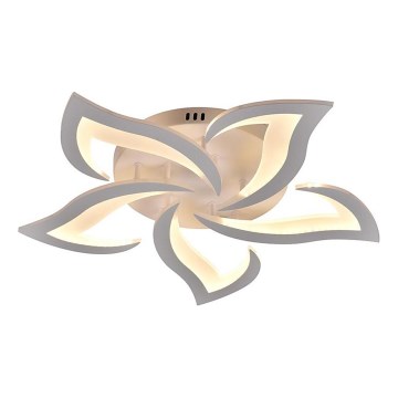 Brilagi - Пристельова LED люстра з регулюванням яскравості TWIST LED/55W/230V 3000-6500K білий + пульт дистанційного керування