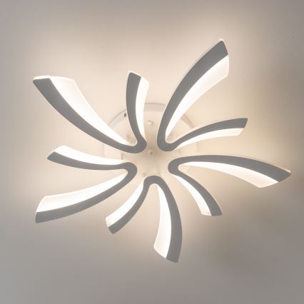 Brilagi - Пристельова LED люстра з регулюванням яскравості TWIST LED/55W/230V 3000-6500K білий + пульт дистанційного керування