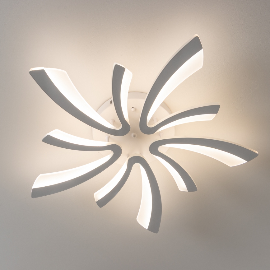 Brilagi - Пристельова LED люстра з регулюванням яскравості TWIST LED/55W/230V 3000-6500K білий + пульт дистанційного керування