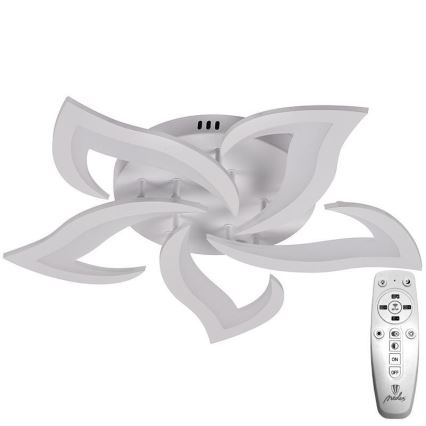 Brilagi - Пристельова LED люстра з регулюванням яскравості TWIST LED/55W/230V 3000-6500K білий + пульт дистанційного керування