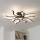 Brilagi - Пристельова LED люстра з регулюванням яскравості TWIST LED/65W/230V 3000-6500K чорний + пульт дистанційного керування