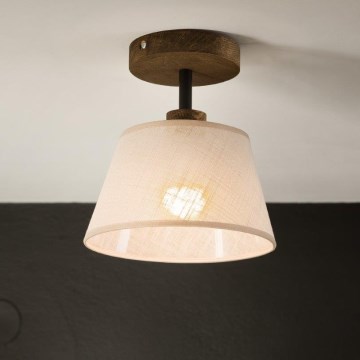 Brilagi - Пристельова люстра ANTHONY 1xE14/60W/230V дуб/бежевий