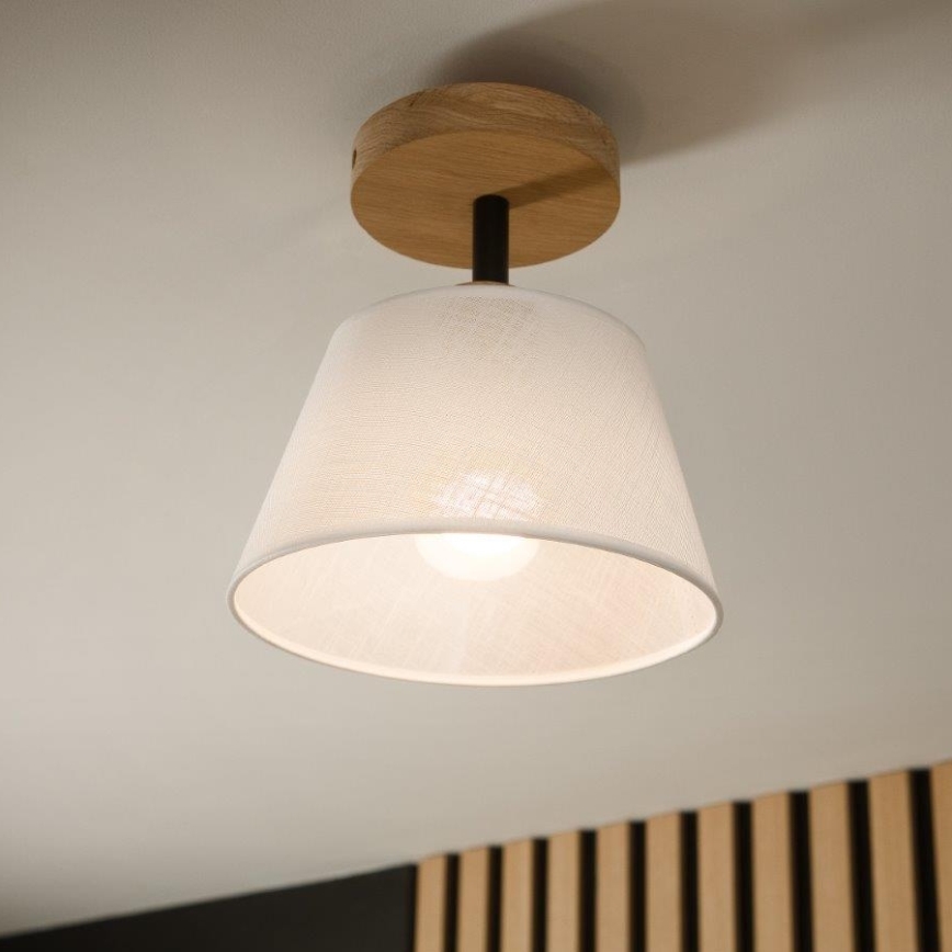 Brilagi - Пристельова люстра ANTHONY 1xE14/60W/230V дуб/білий