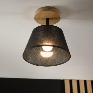 Brilagi - Пристельова люстра ANTHONY 1xE14/60W/230V дуб/чорний