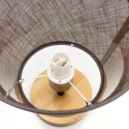 Brilagi - Пристельова люстра ANTHONY 1xE14/60W/230V дуб/коричневий