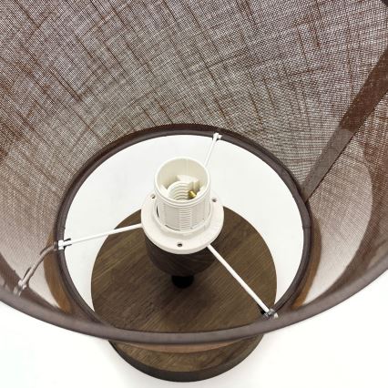 Brilagi - Пристельова люстра ANTHONY 1xE14/60W/230V дуб/коричневий