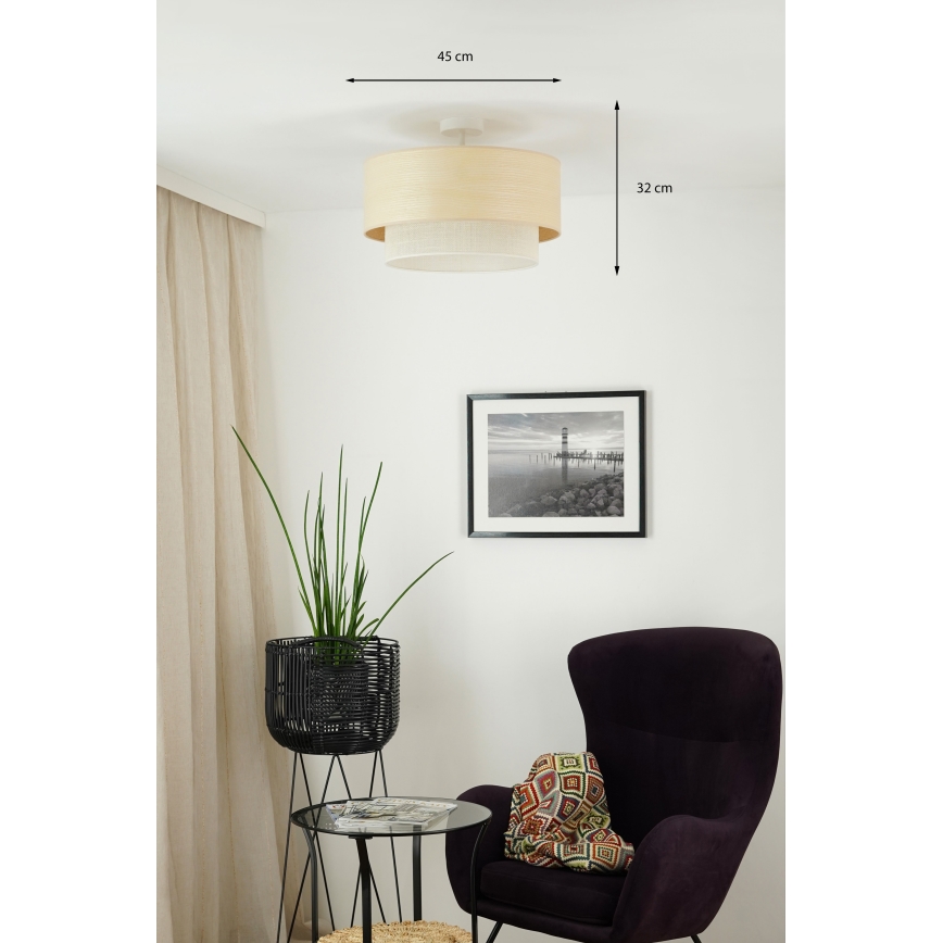 Brilagi - Пристельова люстра ARIZONA BOHO 1xE27/15W/230V діаметр 45 см бежевий