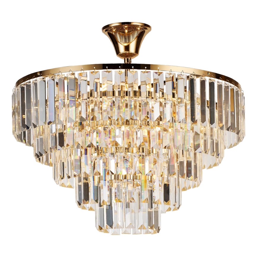 Brilagi - Пристельова люстра CRYSTAL 5xE14/40W/230V золотий