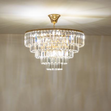 Brilagi - Пристельова люстра CRYSTAL 5xE14/40W/230V золотий