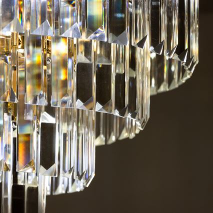 Brilagi - Пристельова люстра CRYSTAL 5xE14/40W/230V золотий