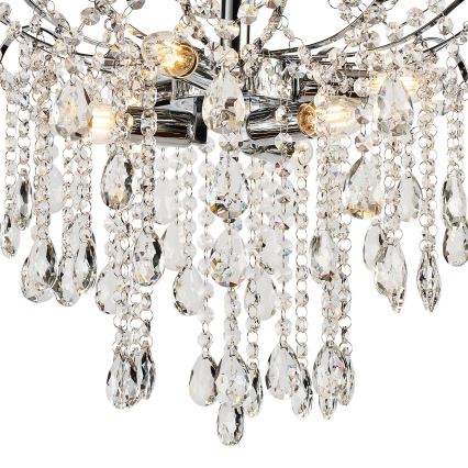 Brilagi - Пристельова люстра CRYSTAL 6xE14/60W/230V глянцевий хром