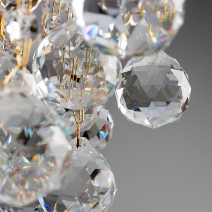 Brilagi - Пристельова люстра CRYSTAL 6xE14/60W/230V золотий