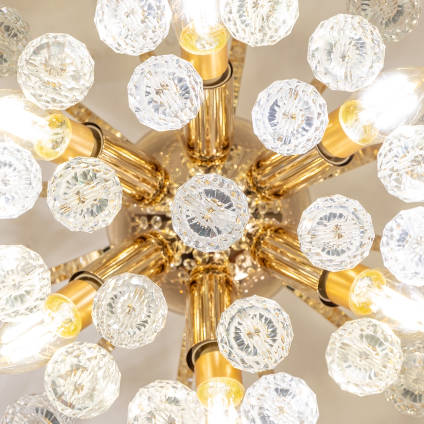Brilagi - Пристельова люстра CRYSTAL 6xE14/60W/230V золотий