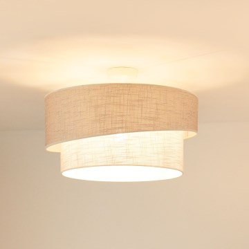 Brilagi - Пристельова люстра DOVER SHINE 1xE27/15W/230V діаметр 50 см сірий/кремовий