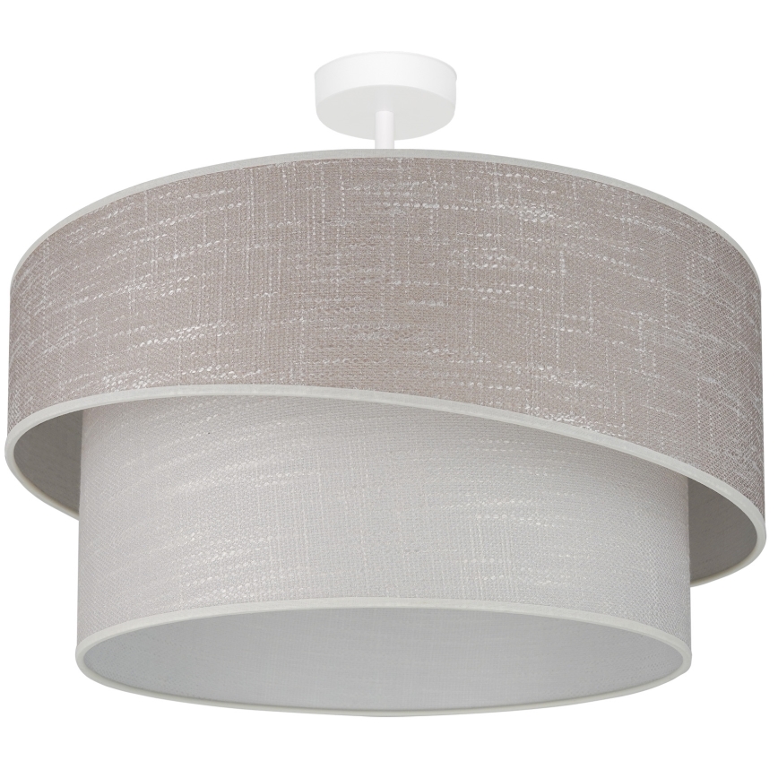 Brilagi - Пристельова люстра DOVER SHINE 1xE27/15W/230V діаметр 50 см сірий/кремовий