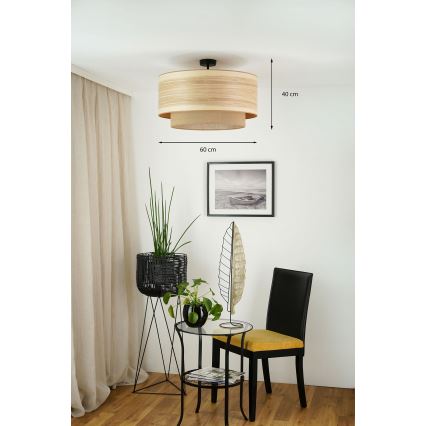 Brilagi - Пристельова люстра MONTANA BOHO 1xE27/15W/230V діаметр 60 см коричневий