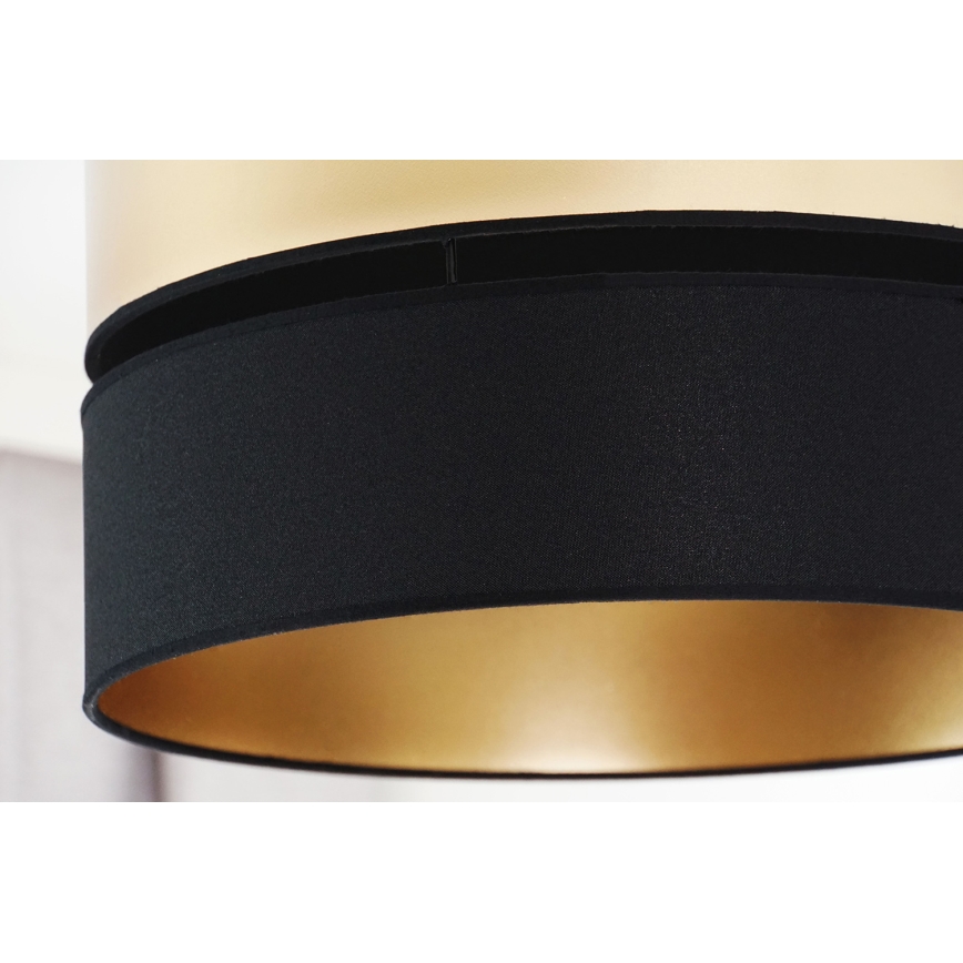 Brilagi - Пристельова люстра ROYAL 1xE27/15W/230V діаметр 40 см чорний/золотий