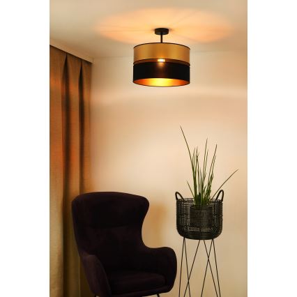 Brilagi - Пристельова люстра ROYAL 1xE27/15W/230V діаметр 40 см чорний/золотий