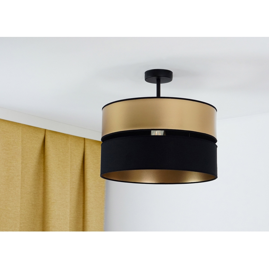 Brilagi - Пристельова люстра ROYAL 1xE27/15W/230V діаметр 40 см чорний/золотий