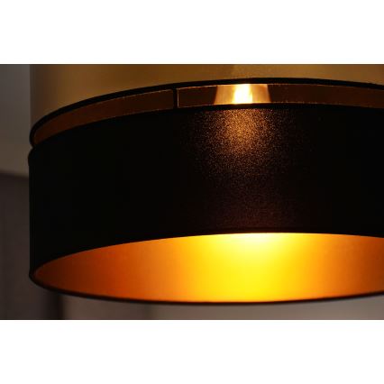 Brilagi - Пристельова люстра ROYAL 1xE27/15W/230V діаметр 40 см чорний/золотий