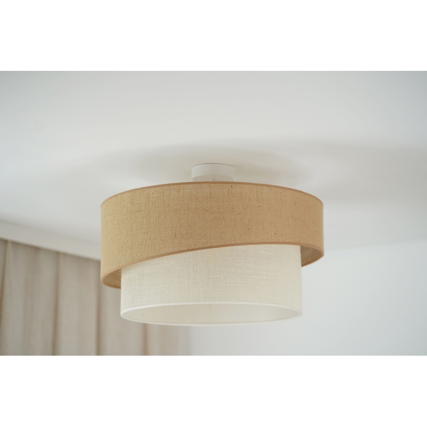 Brilagi - Пристельова люстра SHINE 1xE27/15W/230V діаметр 50 см бежевий/кремовий