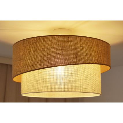Brilagi - Пристельова люстра SHINE 1xE27/15W/230V діаметр 50 см бежевий/кремовий