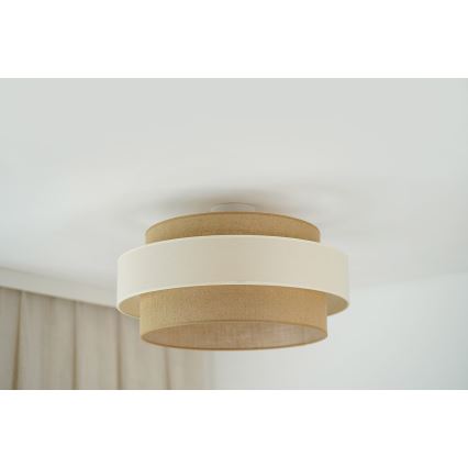 Brilagi - Пристельова люстра SPACE LIGHT 1xE27/15W/230V діаметр 50 см бежевий/кремовий