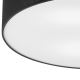 Brilagi - Потолочный светильник BELLADONNA 3xE27/15W/230V диаметр 50 см черный/дуб