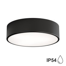 Brilagi - Потолочный светильник для ванной комнаты CLARE 2xE27/24W/230V диаметр 30 см черный IP54