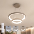 BRILAGI - регульована LED-люстра на тросі FALCON SLIM LED/68W/230V 3000-6500K діам. 50 см бежева + дистанційне керування