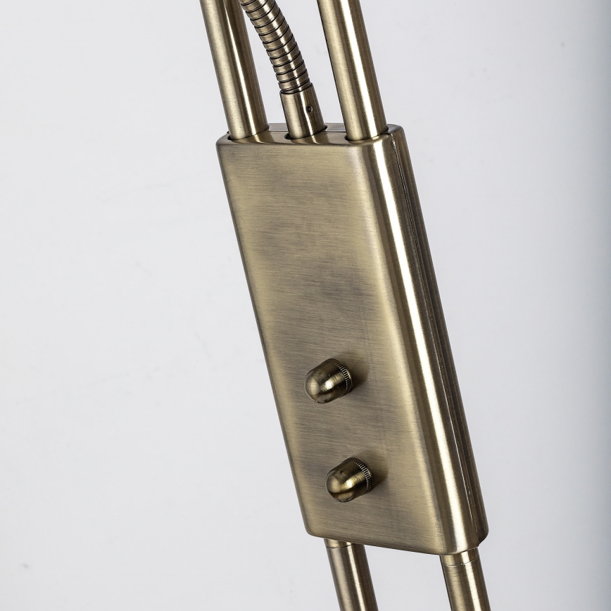 Брілагі - Регульована підлогова лампа СКАРЛЕТТ 1xR7s/230W/230V + 1xG9/40W бронзова