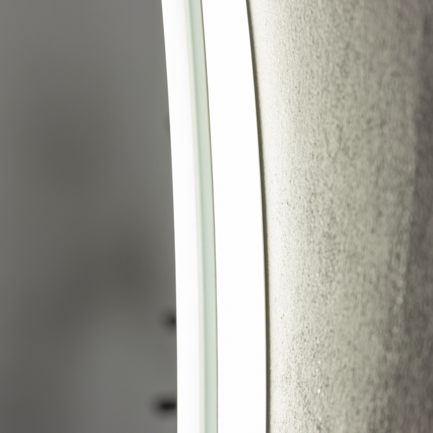 Brilagi - LED підігрівне дзеркало для ванної кімнати CLARA PRO LED/19W/230V діаметром 60 см IP44 CRI 90 з регулюванням яскравості + CCT