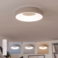 BRILAGI - регульований LED стельовий світильник FALCON II LED/67W/230V 3000-6500K діам. 40 см білий/бежевий + пульт дистанційного керування