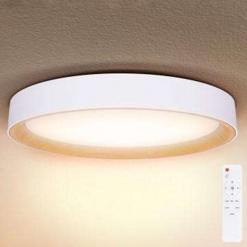 Brilagi - Регульований LED стельовий світильник LARIOS LED/72W/230V 3000-6500K білий діам. 59 см + пульт дистанційного керування