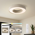 Brilagi - регульований LED стельовий світильник LUMIX LED/48W/230V 3000-6000K бежевий діам. 50 см + пульт дистанційного керування