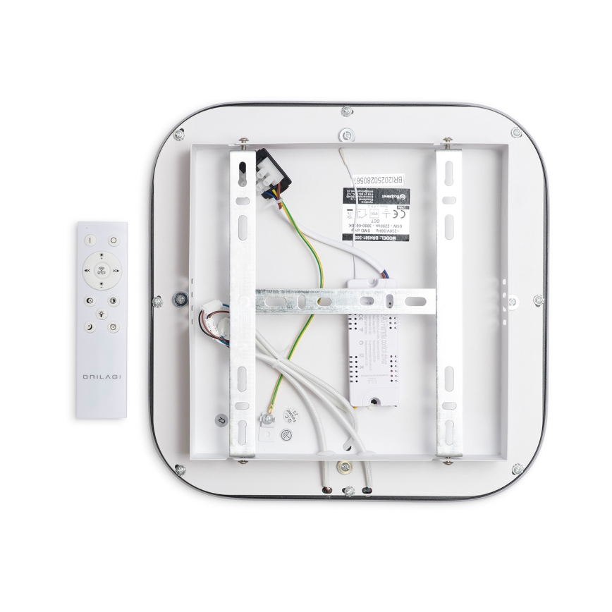 Brilagi - світлодіодний стельовий світильник TRIVARO з регулюванням яскравості LED/65W/230V 3000-6000K 30x30 см + дистанційне керування