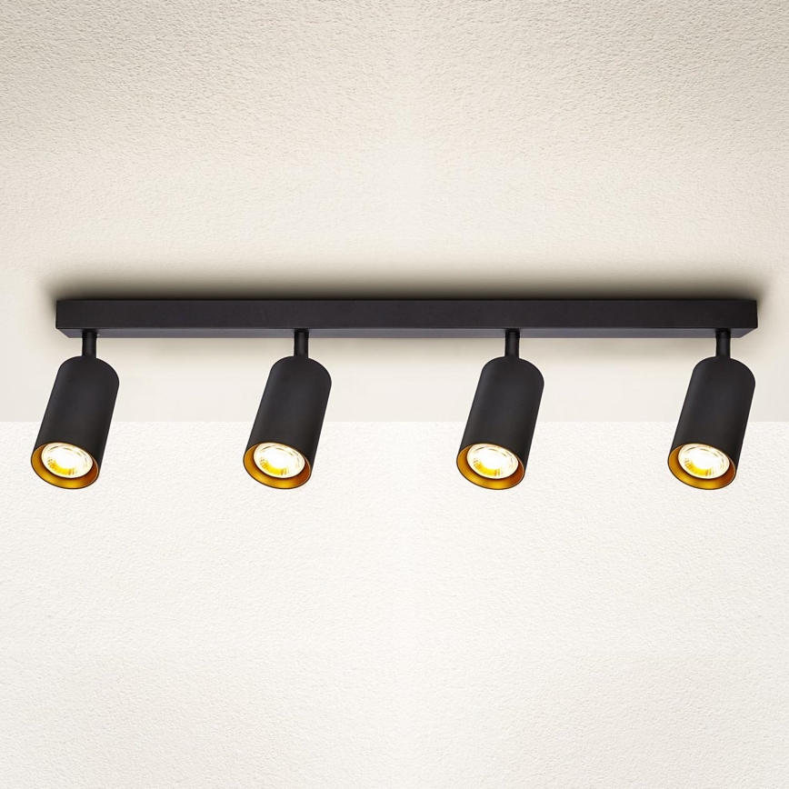 Brilagi - регульований LED точковий світильник SELE 4xGU10/6,5W/230V 2700-6500K чорний/золотий